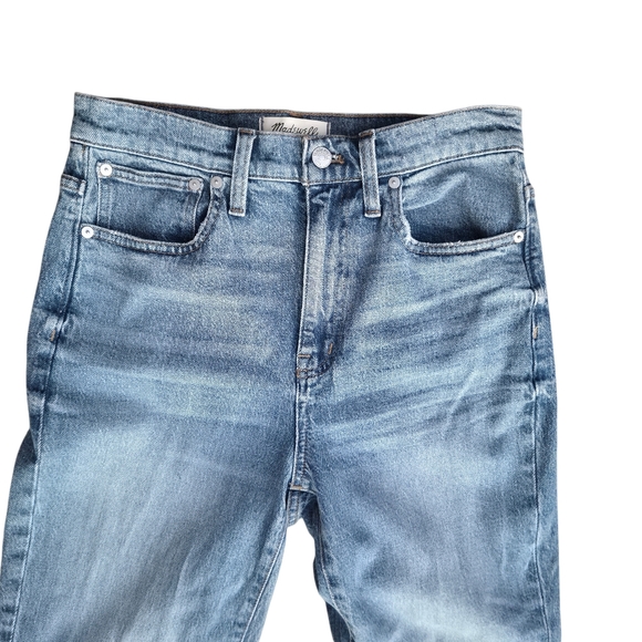 Madewell Highrise Slim boyfriend Jeans| 26T - Picture 10 of 14